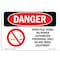 Signmission OSHA Danger Sign, Open Fuel Tanks No Power, 10in X 7in Decal, 7" W, 10" L, Landscape OS-DS-D-710-L-1926 - alternate 1